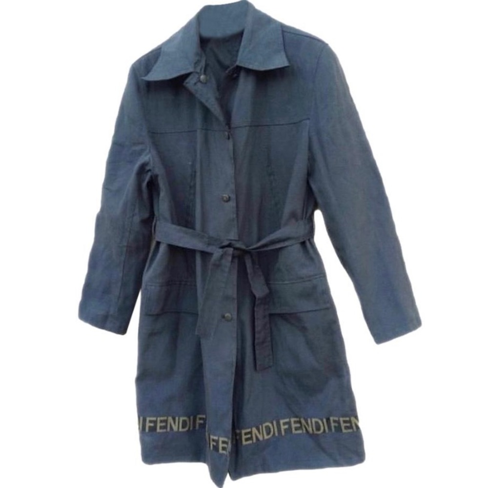 Reversible Unisex FENDI FF Trench Coat